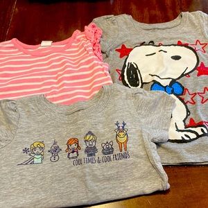 2T Shirt Bundle - Frozen, Patriotic, Gap